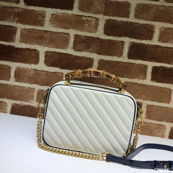 Hyperpeter bamboo with small shoulder GUCCI bag Marmont GG 0803